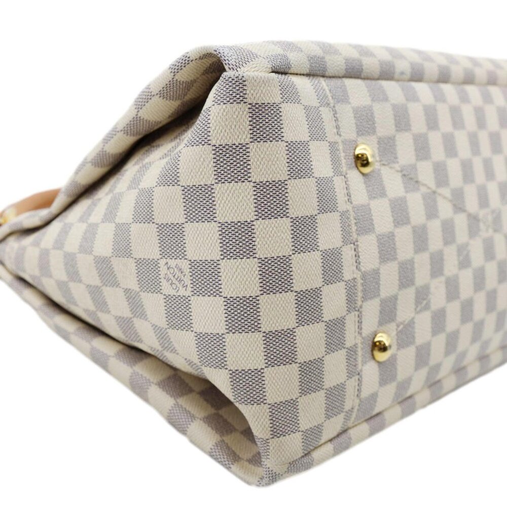Louis Vuitton Artsy MM Damier Azur Hobo Bag White - Picture 7 of 13